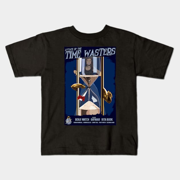 Attack of the Time Wasters Kids T-Shirt by TGprophetdesigns